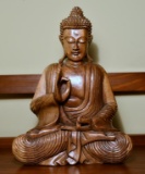 Hand Carved Wooden Buddha