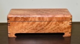 Curly Koa Wooden Box, Handcrafted in Hawaii by Roy Tsumoto
