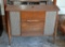 Vintage Silvertone Syntronic Record Player & MCM Cabinet