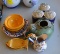 Lot of Small Majolica, Etc. Ceramics