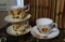 Lot of 2 Bone China Tea Cups and Saucers: Royal Albert and Crown Staffordshire