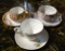 Lot of 3 Teacups and Saucers: Bavaria, Lefton, Duchess