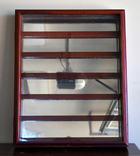 Wall Hung Mirrored Curio Cabinet