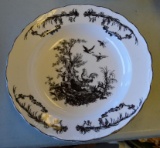 Set of 3 Bird Painted Plates