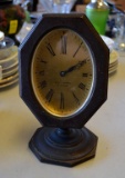 Antique Seth Thomas Pedestal Base Desk Clock, Made in U.S.A.