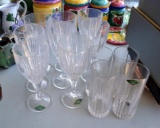 Lot of 12 Shannon Crystal Glasses
