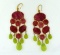 Pair of Fancy Costume Jewelry Earrings