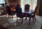 Set of 6 Beautiful Hooker Furniture Cherry Dining Chairs, Leather & Nailhead Trim