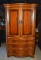 Hooker Furniture Cherry Media Armoire with Four Drawers (Matches Bedroom Furniture)