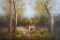 P. Citrin, Hunting Dog, Oil on Canvas, Signed Lower Right