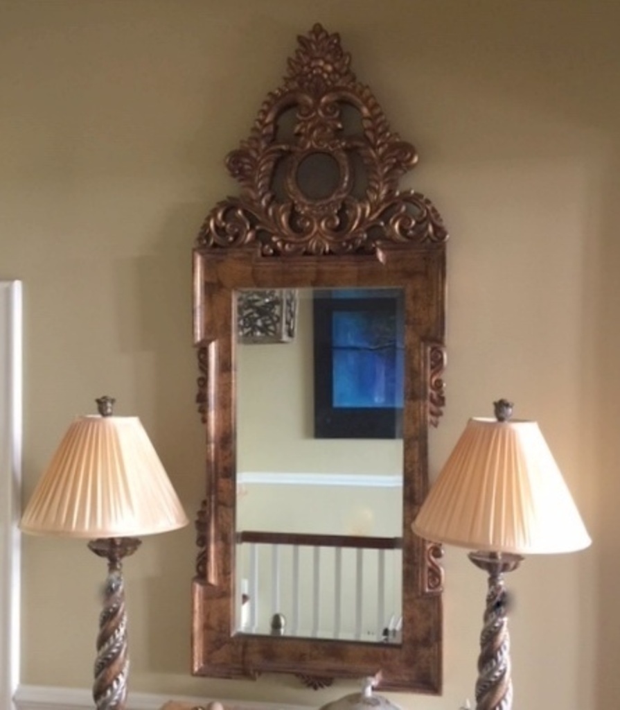 Raschella Collection Gilded Wall Mirror Beveled Glass Estate Personal Property Furniture Online Auctions Proxibid