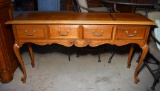 Fine Harden Furniture Four Drawer Cherry Sideboard, Cabriole Legs