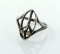 Vintage '60s Sterling Silver Peace Symbol Ring, Size 10.5