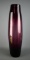 Large 20” H Mid-Century Modern Blown Amethyst Glass Vase