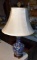 Porcelain Cloisonne Style Electric Table Lamp