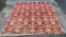 Beautiful Contemporary Rug & Home Red & Gold 7.5 x  8' Oriental Rug