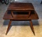 Vintage Mid-Century Modern Two-Tiered Side Table