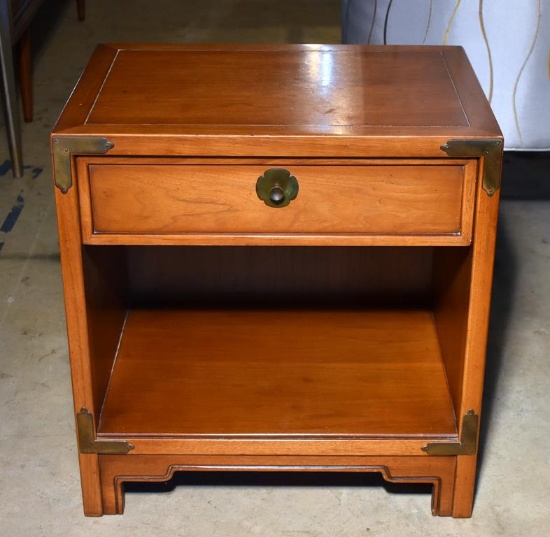 Vintage Drexel “Compass” Mid-Century Modern Nightstand with One Drawer & Shelf, Lots 31-34 match