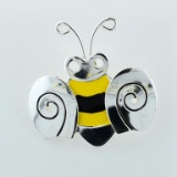 Greer Yellow Jackets Pin, 1.5” L