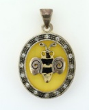 Greer Yellow Jackets Pendant, 1.75” L