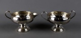 Crown Sterling Silver Sugar & Creamer Set, Weighted Bases