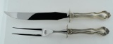 Vintage Wallace “Hampton” Sterling Silver Handled Carving Set, Stainless Blades