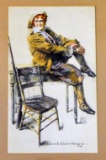 Howard Chandler Christy (American, 1872-1952) Man with Rifle, Lithograph, Signed & Dated Lower Right