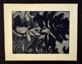 Unsigned Etching Mezzotint Print