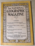 Vintage National Geographic Magazine, June 1925