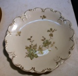 Vintage CICO Bavaria Germany Hand Painted, Gilded Plate