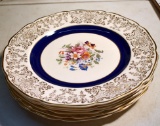 Set of 6 Antique Johnson Bros England “Pa reek” Plates