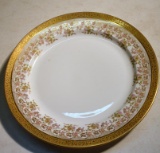 Antique M. Re don Limoges France Hand Painted & Gilded Plate