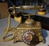 Vintage Rotary Dial Telephone, Copy of Antique Style