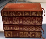 Lot of 4 Internat. Collectors Library Books: Canterbury Tales, The Robe, Northwest Passage, Shakespe