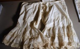 Antique Victorian Lace-Trimmed Ladies Undergarment