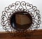Contemporary Metal & Glass Wall Mirror