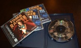 4 Play Station Video Games: Tomb Raider, Tomb Raider II, Tomb Raider III, Tomb Raider III