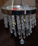 New Unused Crystal Prisms Light Fixture