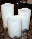 Set of 3 Himalayan Glow Battery Operated Candles