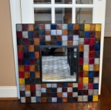 Pier 1 Imports Colorful Tile Frame Wall Mirror