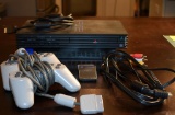 PS2 Sony Play Station 2 Video Gaming System & 2 Memory Cards