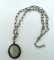 Attractive Ali Khan Costume Jewelry 20-Inch Necklace w/ White MOP Pendant
