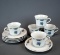 5 Winterling China Cups & Saucers, Bavaria