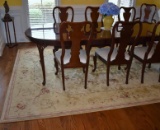 Set (4) Beautiful Thomasville Mahogany Queen Anne Dining Chairs, (2 Master, 2 Side), Lots 3-6 Match