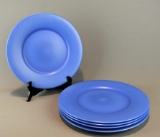 5 Stunning Blue Gien, France Dinner Plates