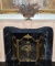 Beautiful Vintage Rococo Style Firescreen, Antiqued Brass