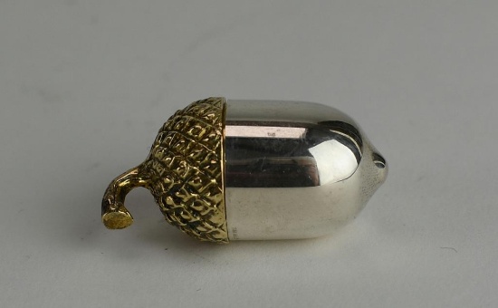 Petite Tiffany & Co. Sterling Silver Acorn Box