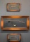 Vintage Three- Piece Turner Wall Accessories “Pistols”, Framed