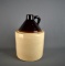 Old Stoneware Whiskey Jug with Handle