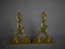 Pair of Virginia Metalcrafters Colonial Willamsburg Brass Hessian Soldiers Bookends or Doorstops